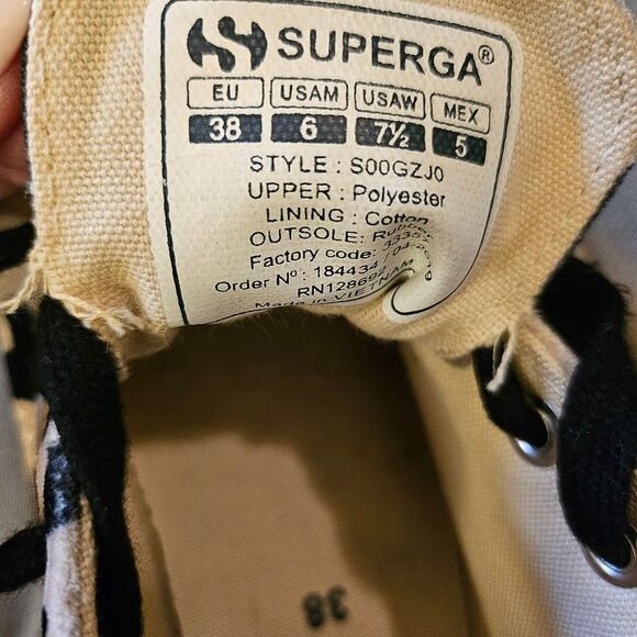 Superga Platform Leopard Spot Print Sneakers Women’s 7.5 - Picture 3 of 7